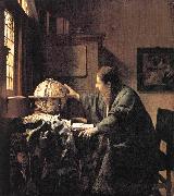 Jan Vermeer The Astronomer oil painting artist